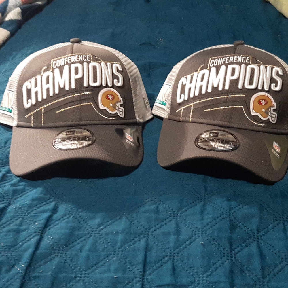 San Francisco 49ers New Era 2019 NFC Champions Trophy Collection Locker 2 for$16